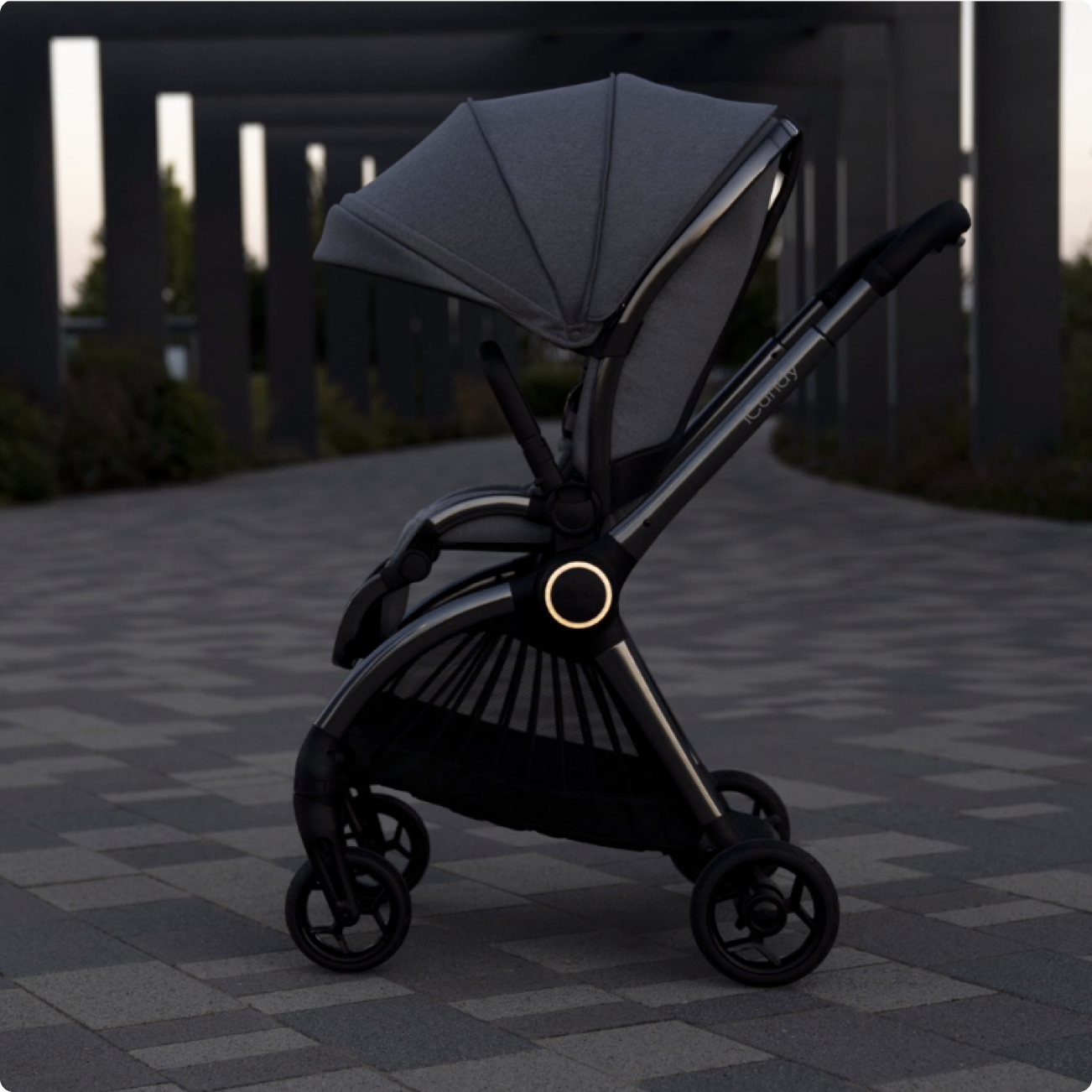 iCandy Core Pushchair campaign showing lights